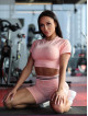 T-Shirt SLIM PUSH UP K117 lachs MITARE