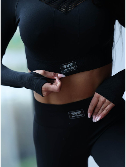 Crop Top HYPNOTIZE K129 schwarz MITARE 2