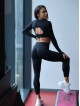 Formende Schlankheits-Leggings PUSH UP HYPNOTIZE K130 schwarz MITARE