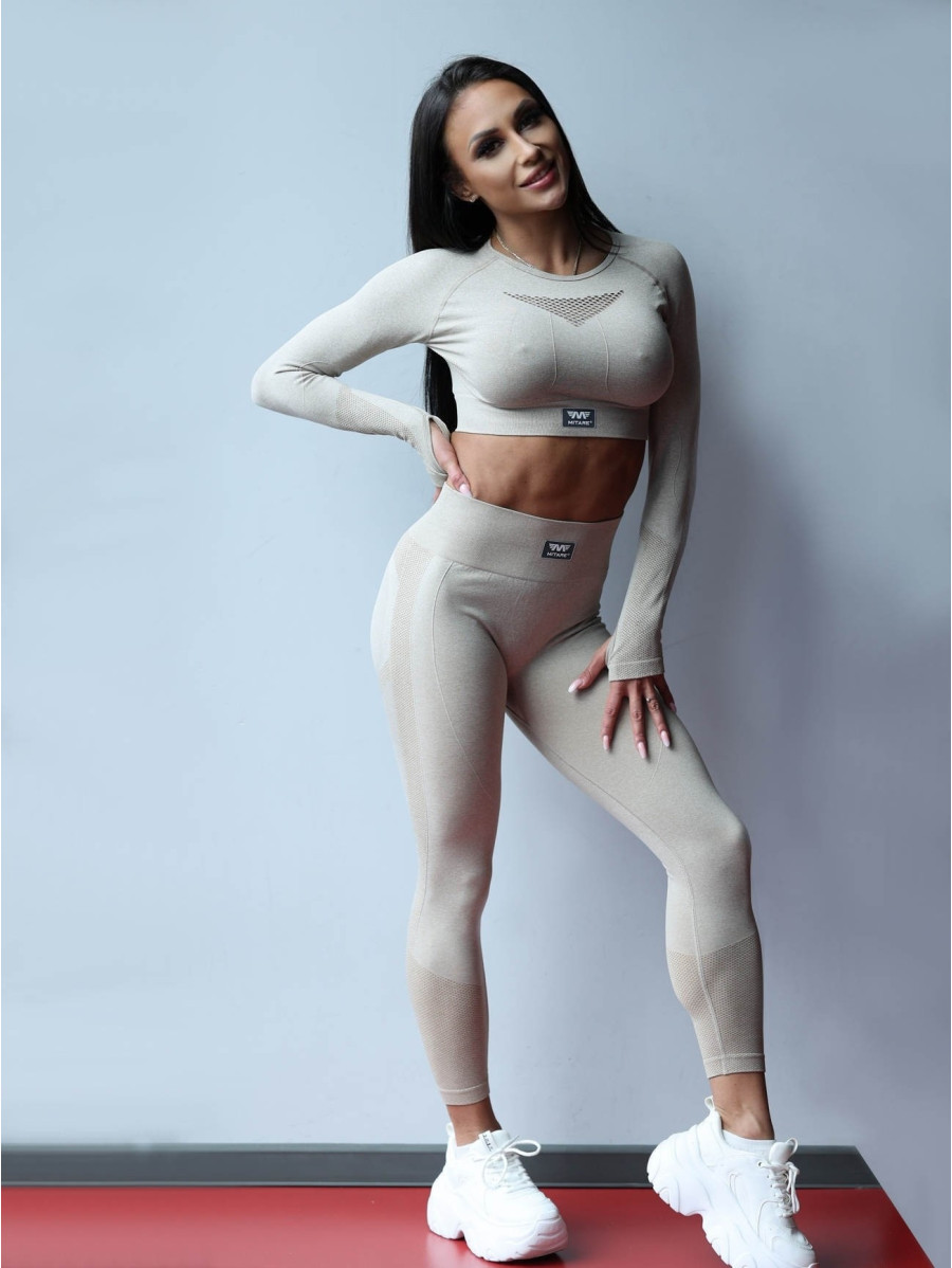 Formende Schlankheits-Leggings PUSH UP HYPNOTIZE K130 cappuccino MITARE