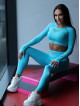 Formende Schlankheits-Leggings PUSH UP HYPNOTIZE K130 türkis MITARE