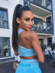 Nahtloser BH SLIM PUSH UP K079 Blau MITARE
